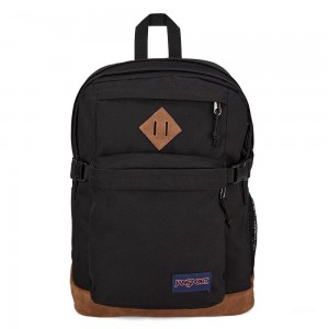 Mochila Para Portátil JanSport SUEDE CAMPUS Mochilas Negras | CRZDE98705