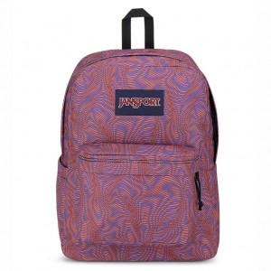 Mochila Para Portátil JanSport SuperBreak® Plus Mochilas Moradas Naranjas | DCRKV17504