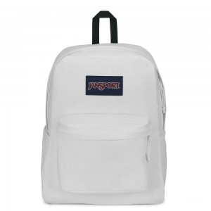 Mochila Para Portátil JanSport SuperBreak® Plus Mochilas Blancas | SCRVO52245