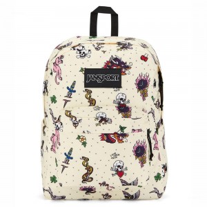 Mochila Para Portátil JanSport SuperBreak® Plus Mochilas Beige | CRCVG99157