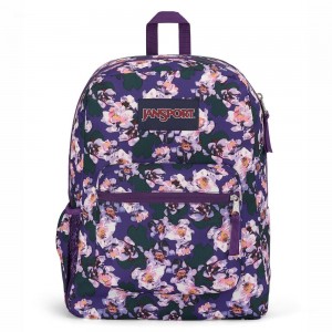 Mochilas escolares JanSport CROSS TOWN Mochilas Moradas | YCRVQ62213