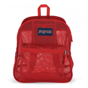 Mochilas escolares JanSport Mesh Pack Mochilas Rojas | CRJKU20469