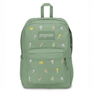 Mochilas escolares JanSport SuperBreak® Plus Mochilas Verde | CRJVR30166