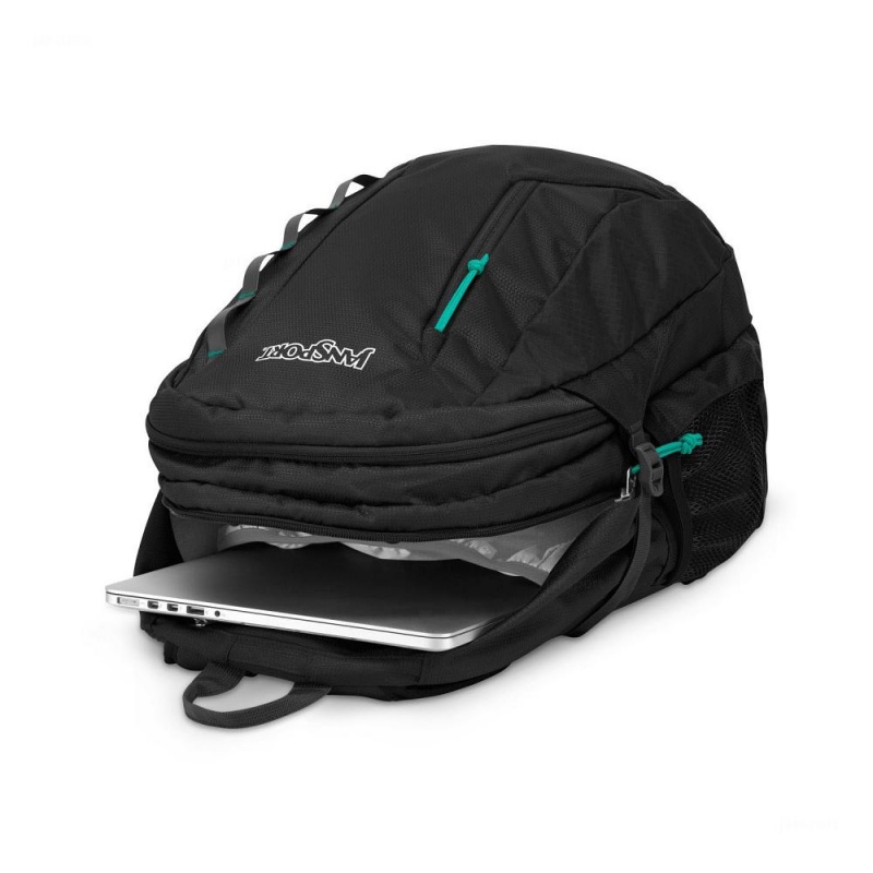 Mochila De Senderismo JanSport Agave Mochilas Negras | DCRKV37338