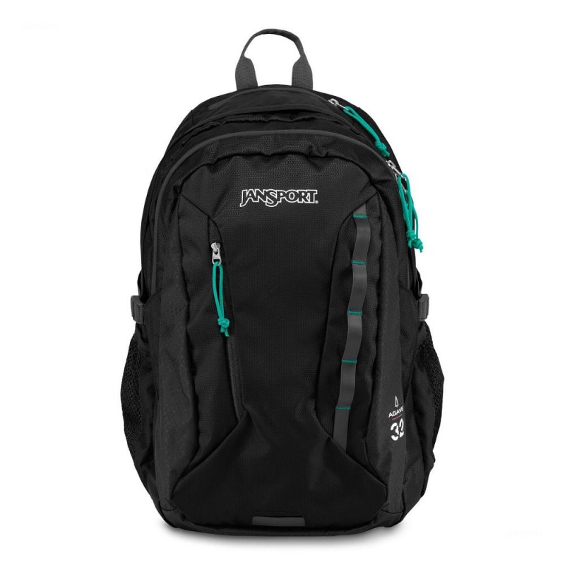 Mochila De Senderismo JanSport Agave Mochilas Negras | DCRKV37338