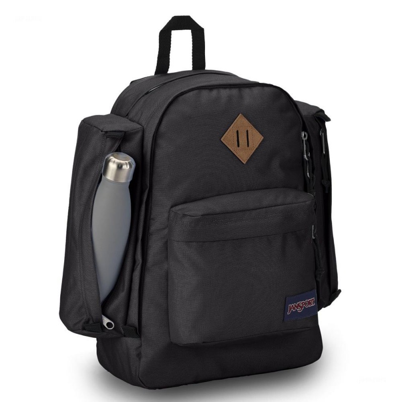 Mochila De Senderismo JanSport Field Pack Mochilas Negras | CRQAV73377