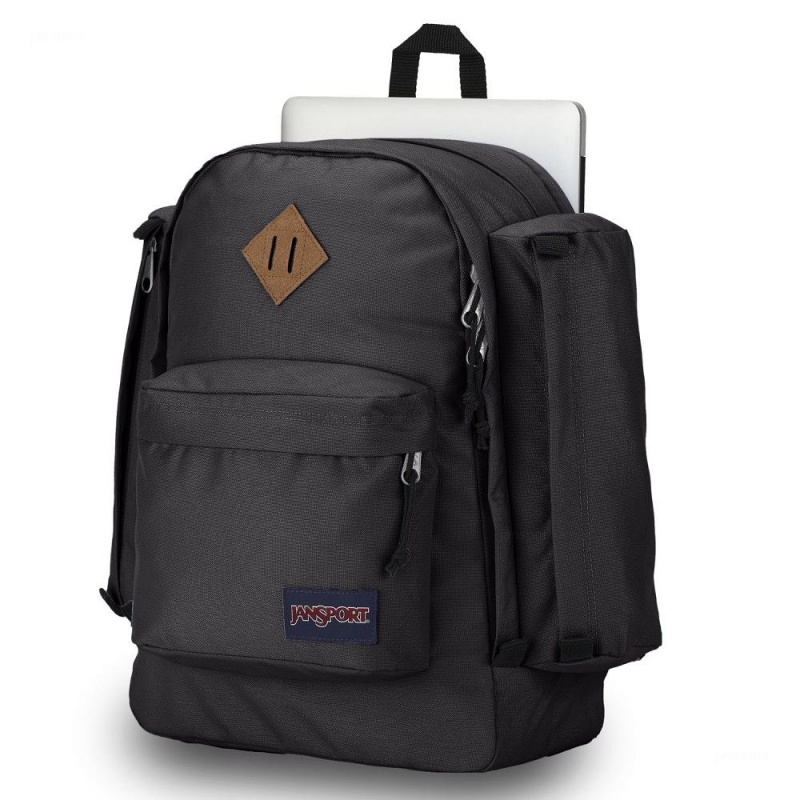 Mochila De Senderismo JanSport Field Pack Mochilas Negras | CRQAV73377