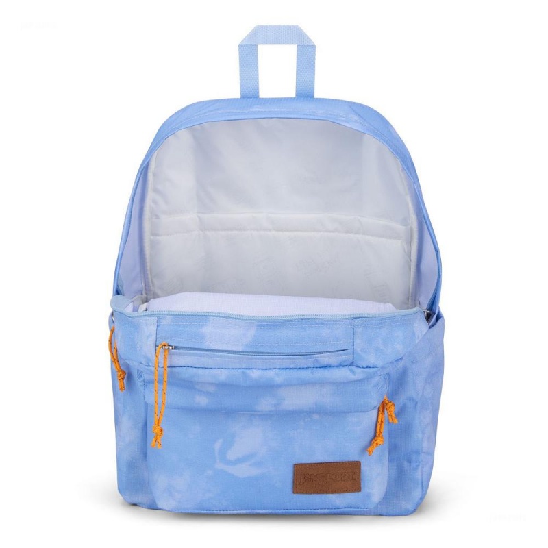 Mochila Para Portátil JanSport Double Break Mochilas Azules | SCRNY60235