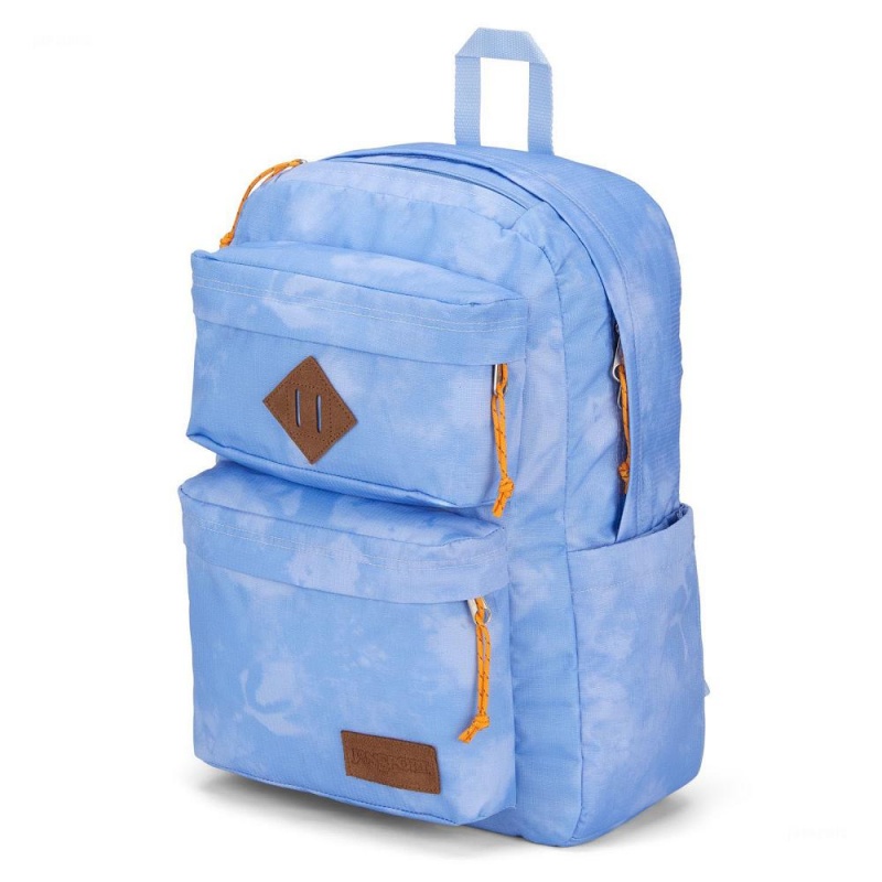 Mochila Para Portátil JanSport Double Break Mochilas Azules | SCRNY60235