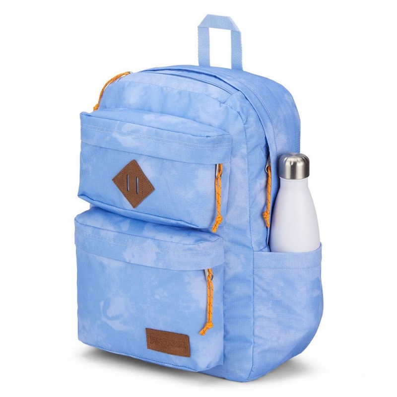 Mochila Para Portátil JanSport Double Break Mochilas Azules | SCRNY60235