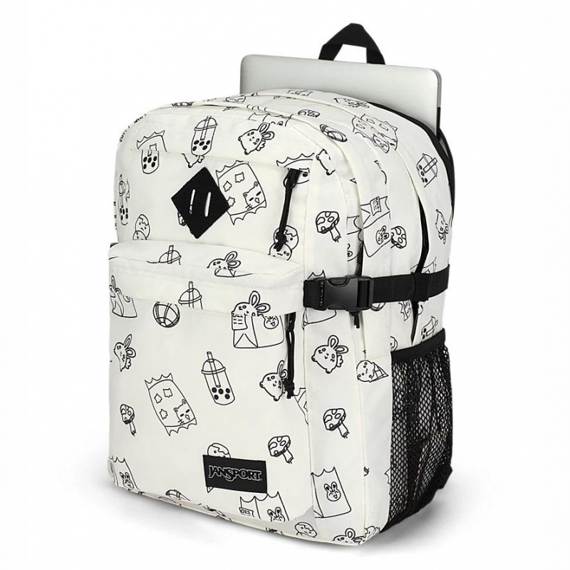 Mochila Para Portátil JanSport Main Campus Mochilas Blancas | LCRSX12495