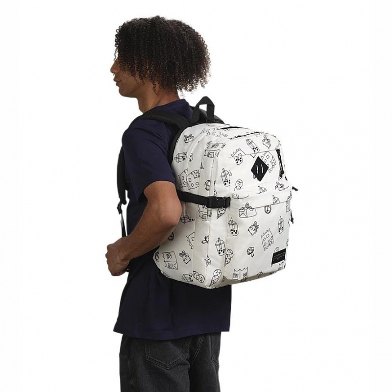 Mochila Para Portátil JanSport Main Campus Mochilas Blancas | LCRSX12495