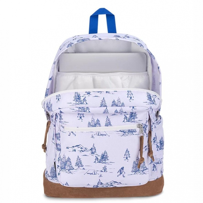 Mochila Para Portátil JanSport Right Pack Mochilas Blancas Azules | CRDYB35645