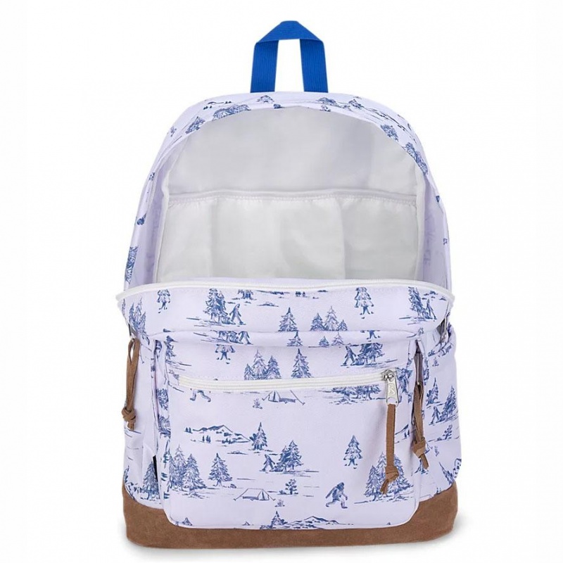 Mochila Para Portátil JanSport Right Pack Mochilas Blancas Azules | CRDYB35645