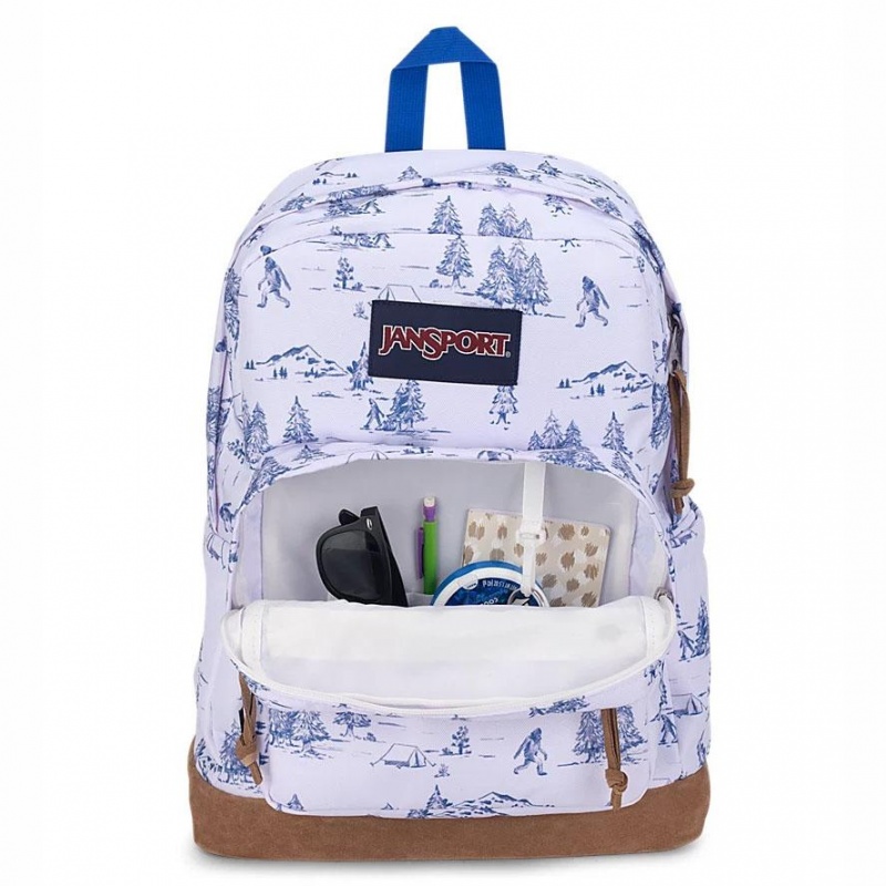 Mochila Para Portátil JanSport Right Pack Mochilas Blancas Azules | CRDYB35645