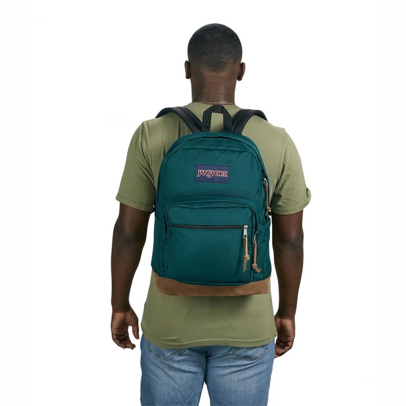 Mochila Para Portátil JanSport Right Pack Mochilas Verde Oscuro | ECRVG66947