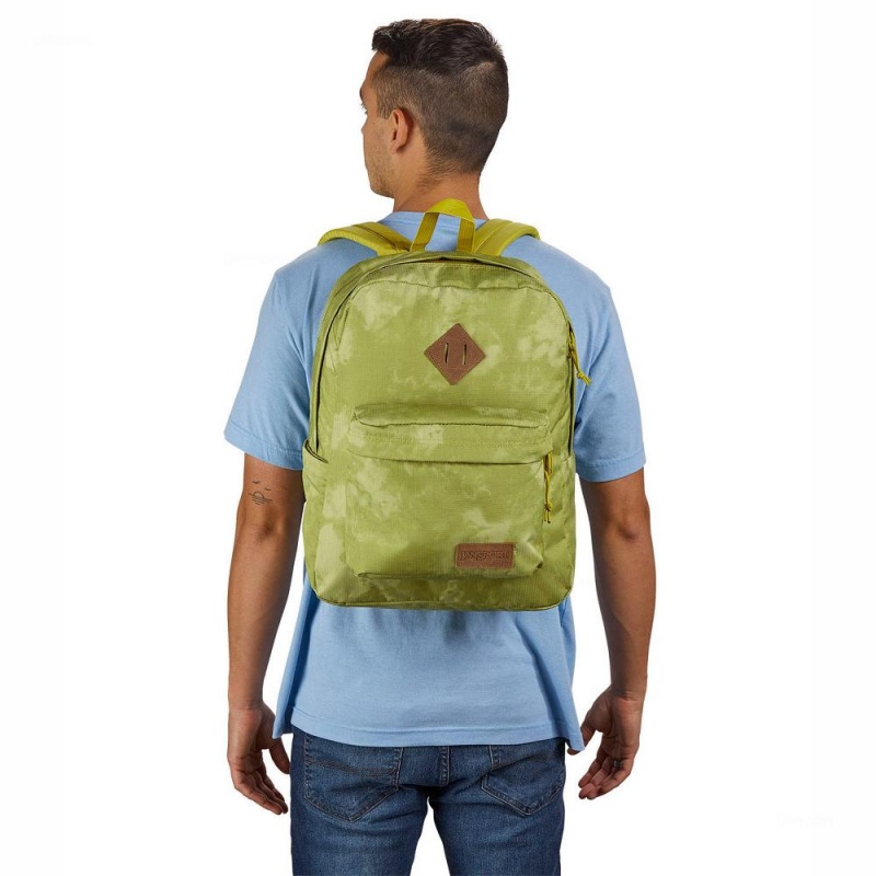 Mochila Para Portátil JanSport SUPERBREAK PLUS FX Mochilas Verde | CREGJ14521