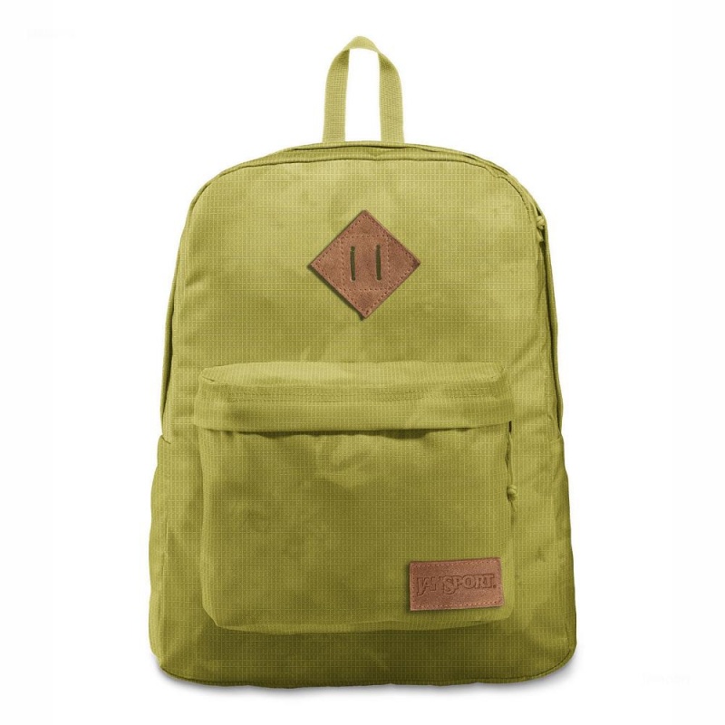 Mochila Para Portátil JanSport SUPERBREAK PLUS FX Mochilas Verde | CREGJ14521