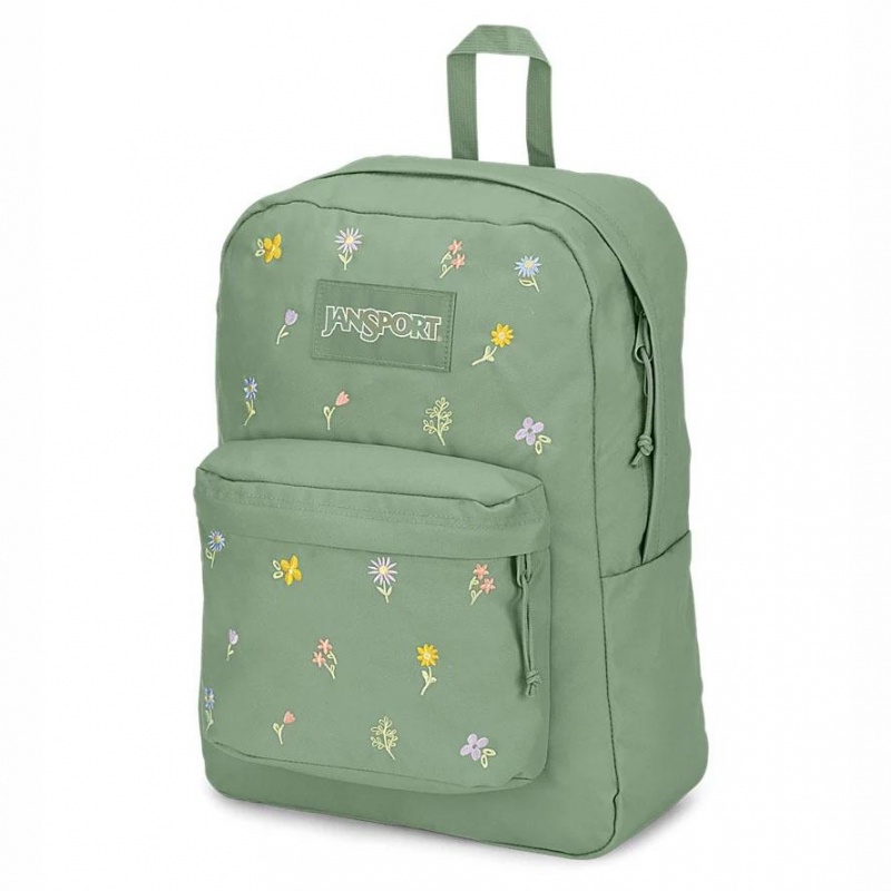 Mochila Para Portátil JanSport SuperBreak® Plus Mochilas Verde | CRJZR49611