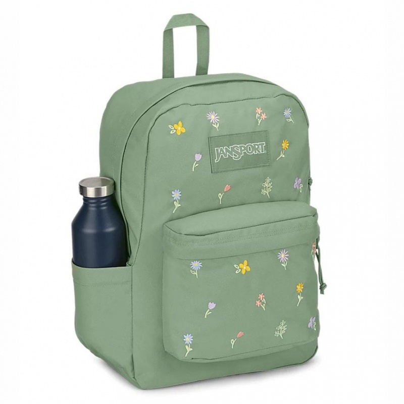 Mochila Para Portátil JanSport SuperBreak® Plus Mochilas Verde | CRJZR49611