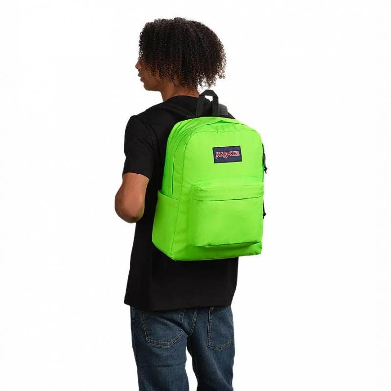 Mochila Para Portátil JanSport SuperBreak® Plus Mochilas Verde | CRIIZ74913