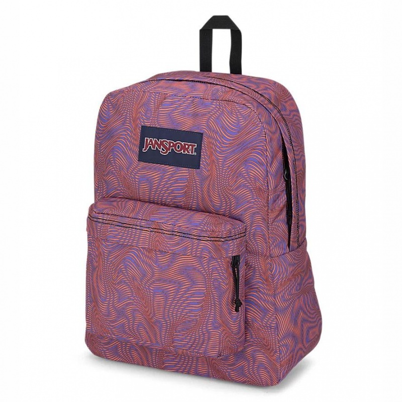 Mochila Para Portátil JanSport SuperBreak® Plus Mochilas Moradas Naranjas | DCRKV17504