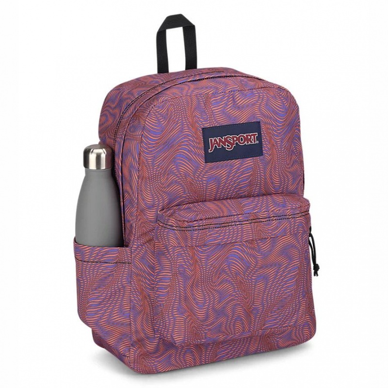 Mochila Para Portátil JanSport SuperBreak® Plus Mochilas Moradas Naranjas | DCRKV17504