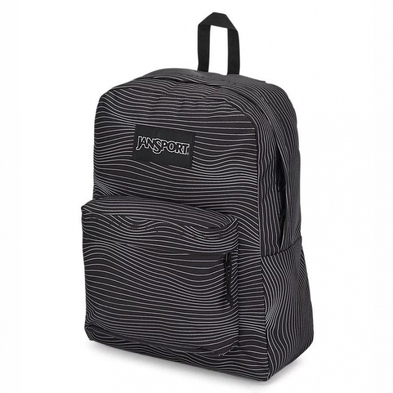 Mochila Para Portátil JanSport SuperBreak® Plus Mochilas Negras | CRIIZ16021