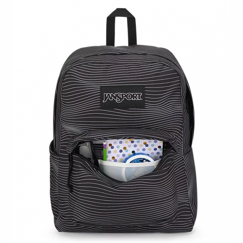 Mochila Para Portátil JanSport SuperBreak® Plus Mochilas Negras | CRIIZ16021