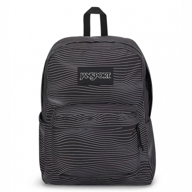 Mochila Para Portátil JanSport SuperBreak® Plus Mochilas Negras | CRIIZ16021