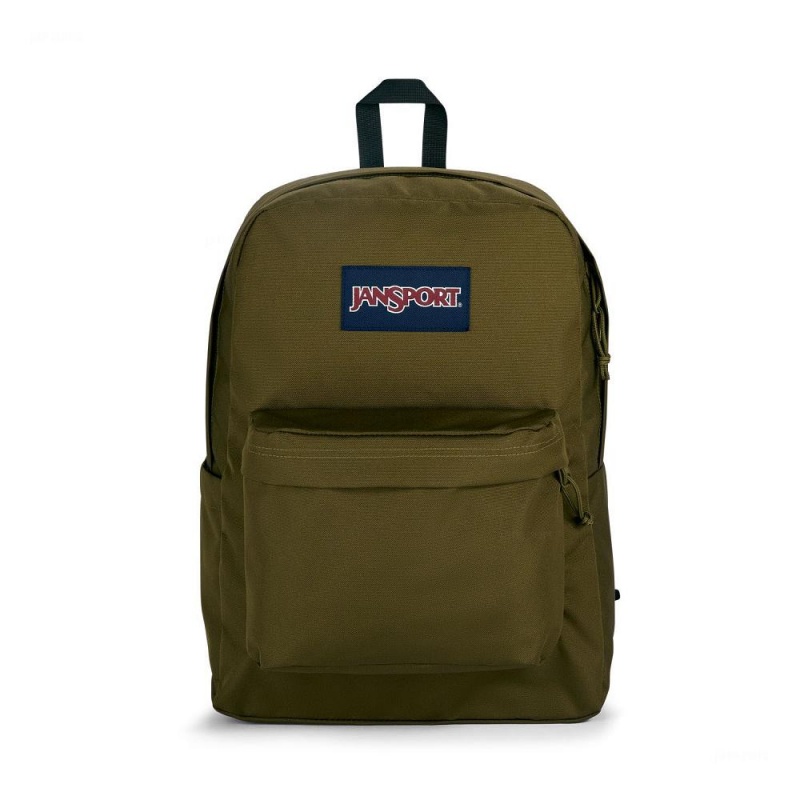 Mochila Para Portátil JanSport SuperBreak® Plus Mochilas Verde Oliva | QCRUV84144