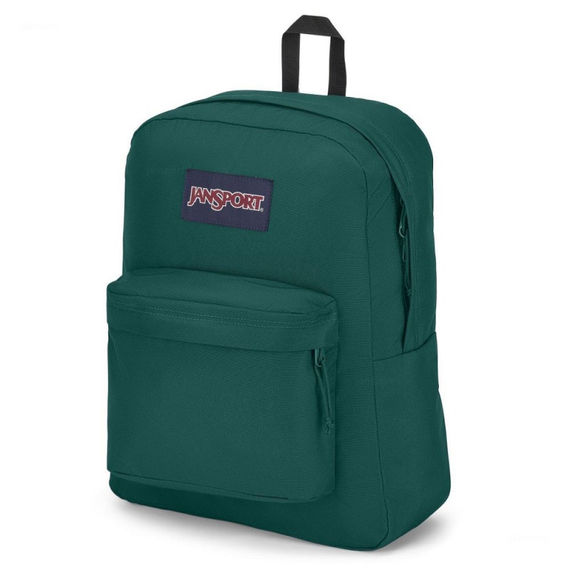 Mochila Para Portátil JanSport SuperBreak® Plus Mochilas Verde Oscuro | ZCRMJ27207