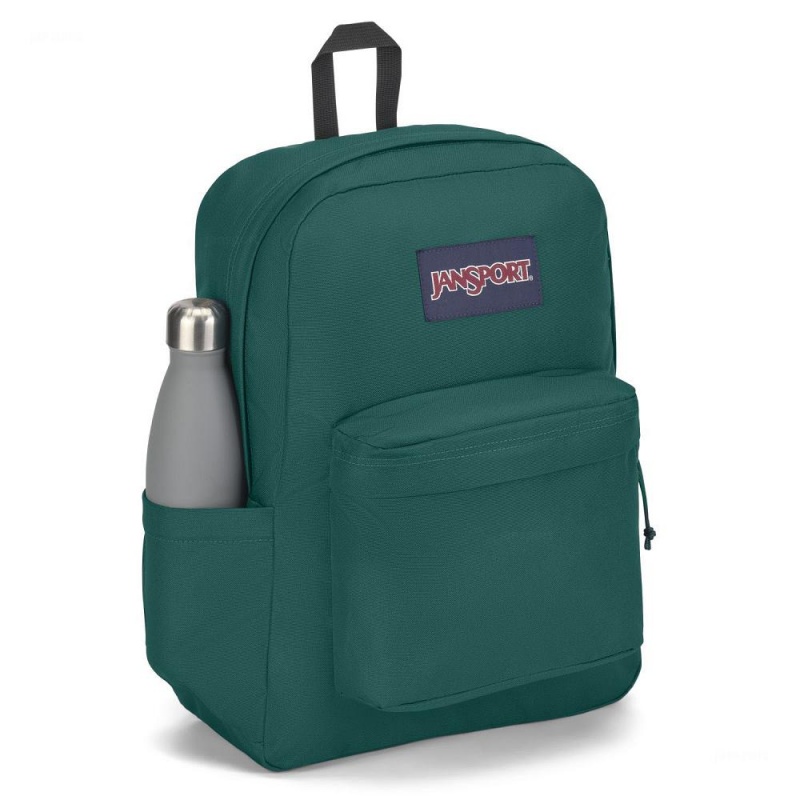 Mochila Para Portátil JanSport SuperBreak® Plus Mochilas Verde Oscuro | ZCRMJ27207