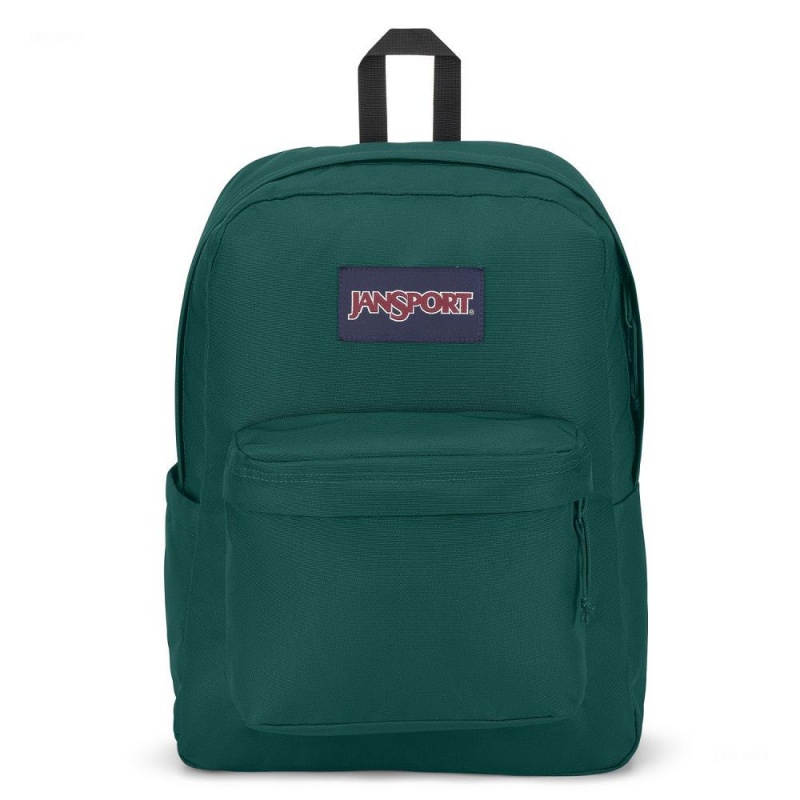 Mochila Para Portátil JanSport SuperBreak® Plus Mochilas Verde Oscuro | ZCRMJ27207