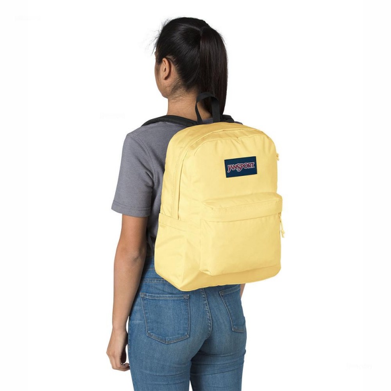 Mochila Para Portátil JanSport SuperBreak® Plus Mochilas Amarillo | QCRUV79017