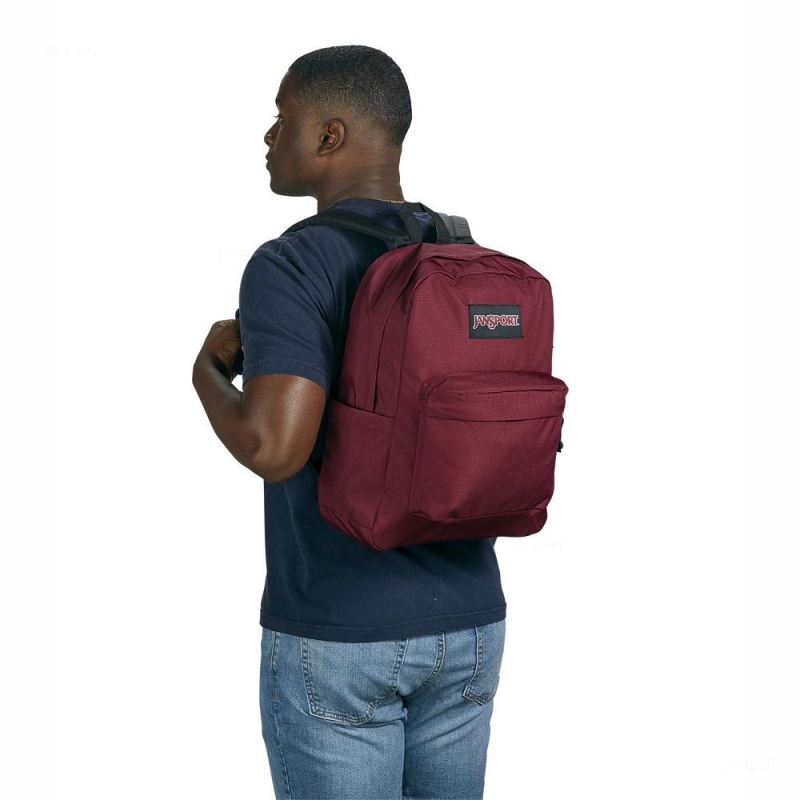 Mochila Para Portátil JanSport SuperBreak® Plus Mochilas Burdeos | CRQAV48560