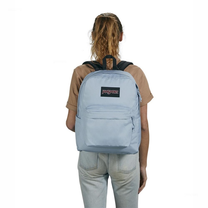 Mochila Para Portátil JanSport SuperBreak® Plus Mochilas Azules Claro | CRQAV77508