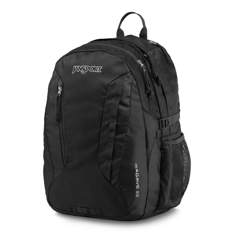 Mochilas escolares JanSport Agave Mochilas Negras | CRJVR91149