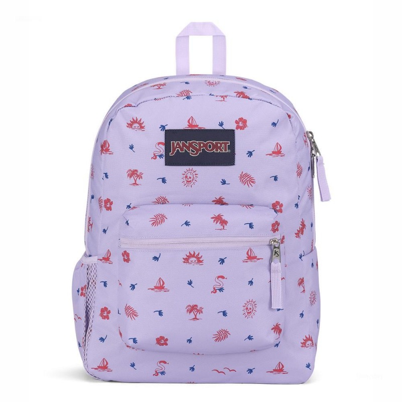 Mochilas escolares JanSport CROSS TOWN Mochilas Moradas Claro | SCRVO60454