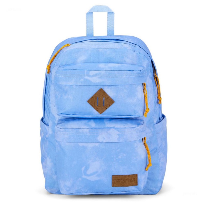 Mochilas escolares JanSport Double Break Mochilas Azules | FCRUI15809