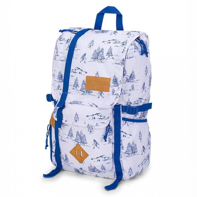 Mochilas escolares JanSport Hatchet Mochilas Blancas Azules | DCRKV50403