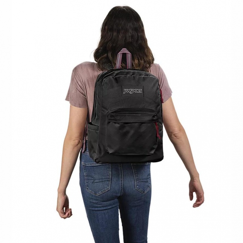 Mochilas escolares JanSport Restore Pack Mochilas Negras | XCRGW62280