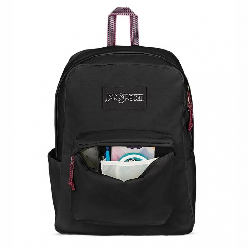 Mochilas escolares JanSport Restore Pack Mochilas Negras | XCRGW62280