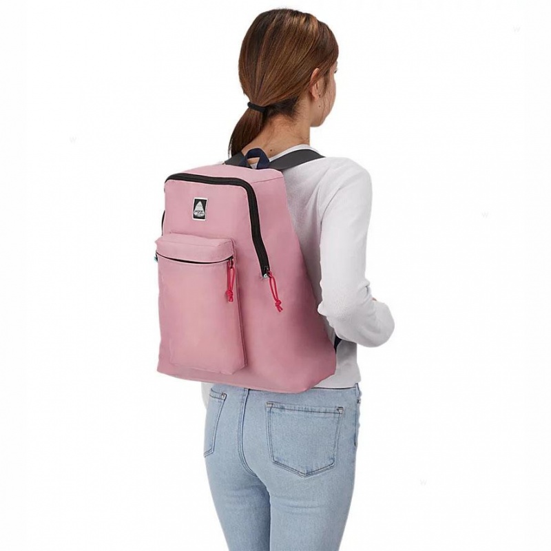 Mochilas escolares JanSport SKI N HIKE Mochilas Rosas | CRJZR89819