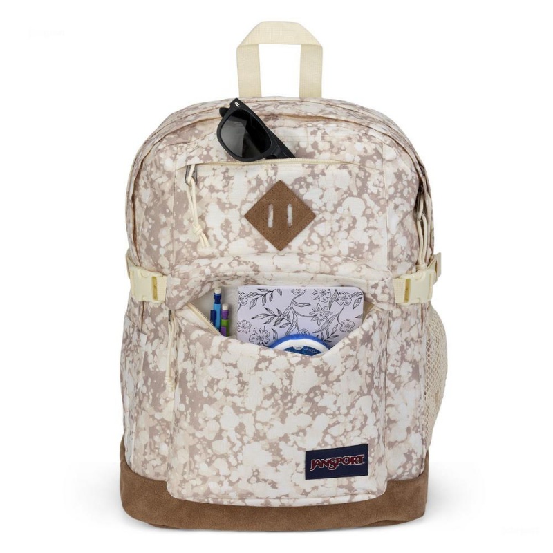 Mochilas escolares JanSport SUEDE CAMPUS Mochilas Beige | CRZPD94660