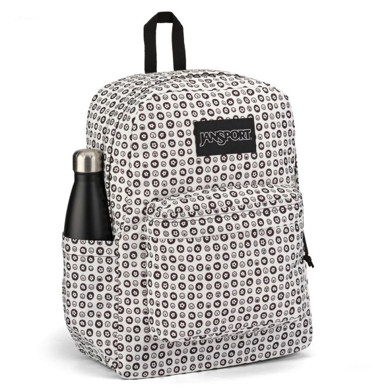 Mochilas escolares JanSport SuperBreak® Plus Mochilas Blancas Negras | CRJKU68355