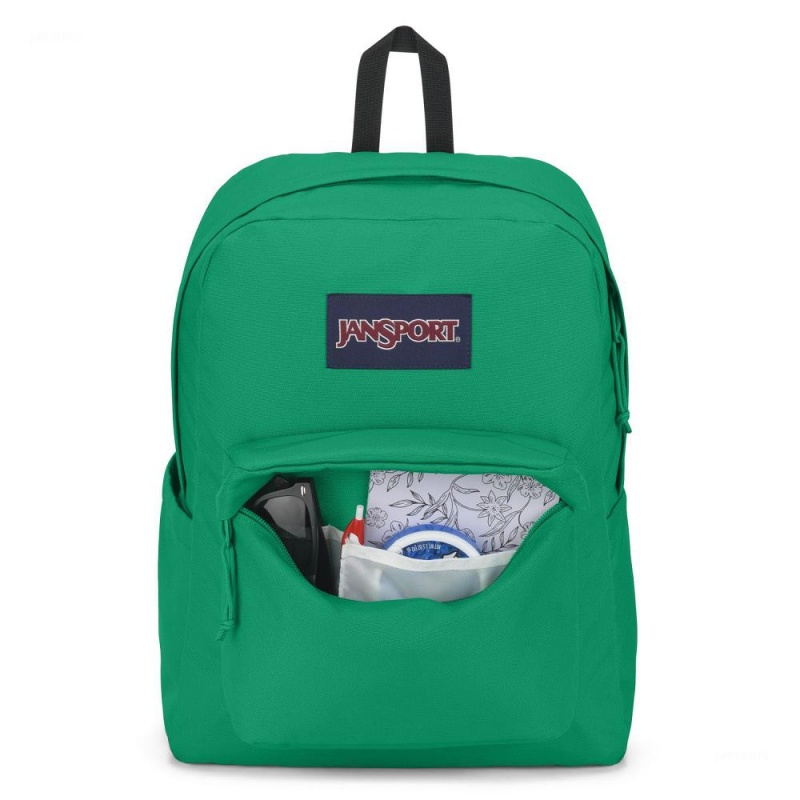 Mochilas escolares JanSport SuperBreak® Plus Mochilas Verde | YCRVQ18780