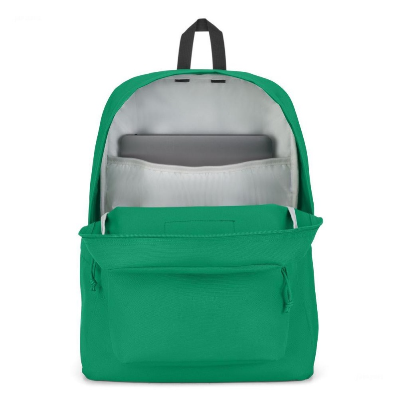 Mochilas escolares JanSport SuperBreak® Plus Mochilas Verde | YCRVQ18780