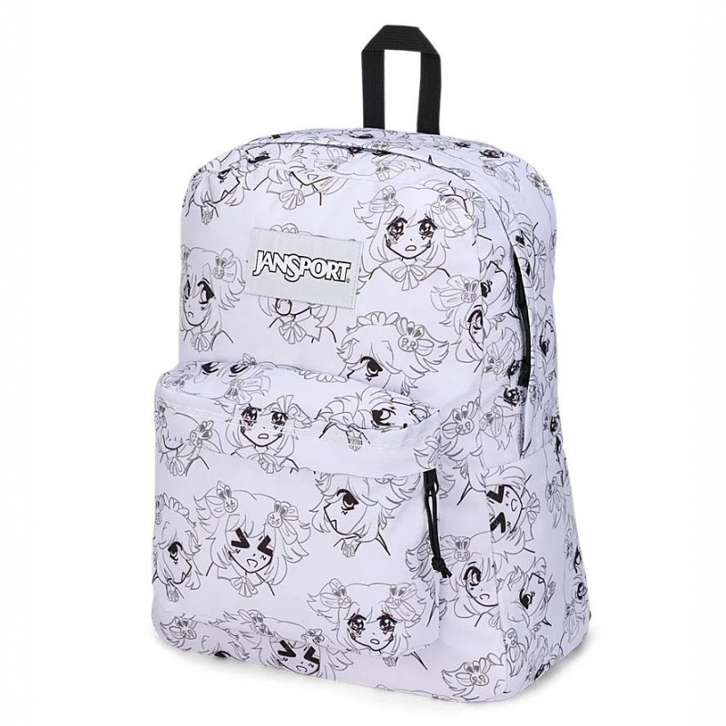 Mochilas escolares JanSport SuperBreak® Plus Mochilas Blancas | GCRUC28203