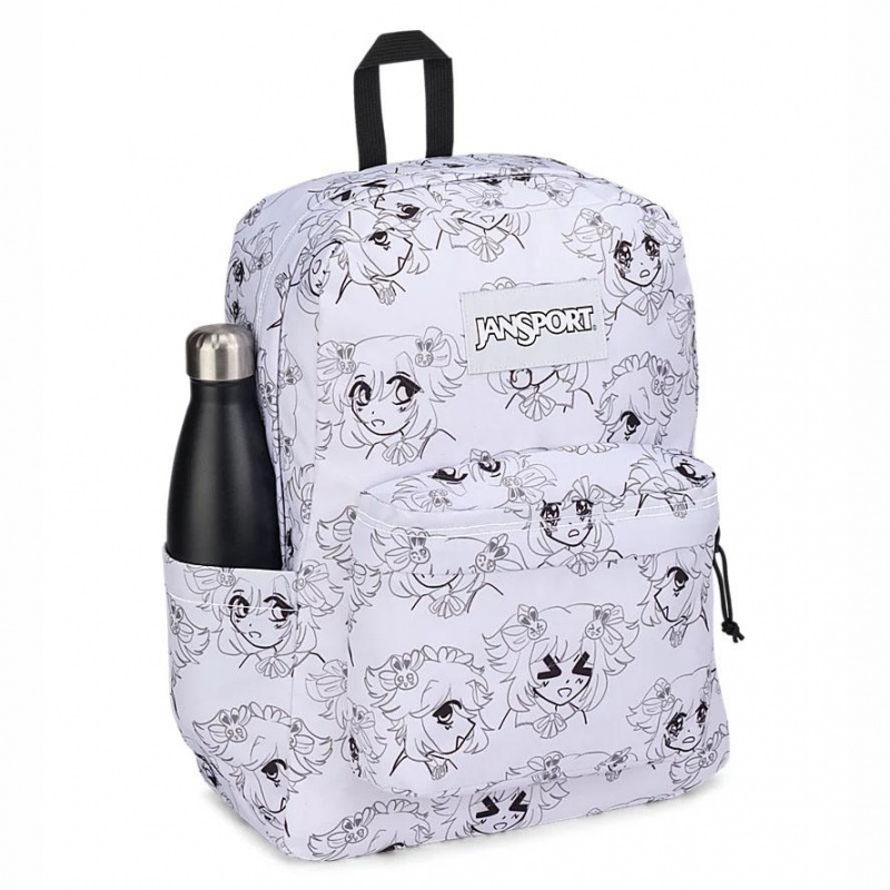 Mochilas escolares JanSport SuperBreak® Plus Mochilas Blancas | GCRUC28203